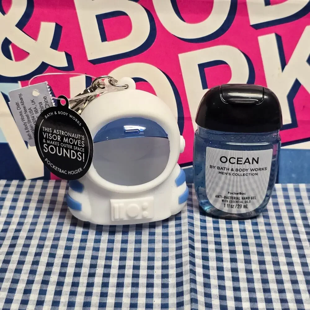 BBW Noise Making / Visor Moves Astronaut Pocketbac Holder & Ocean Refill